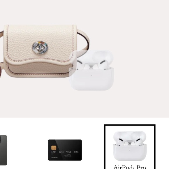 Coach Coachtopia Wavy leather wallet crossbody biege purse bag NFC AirPod case - Picture 2 of 12